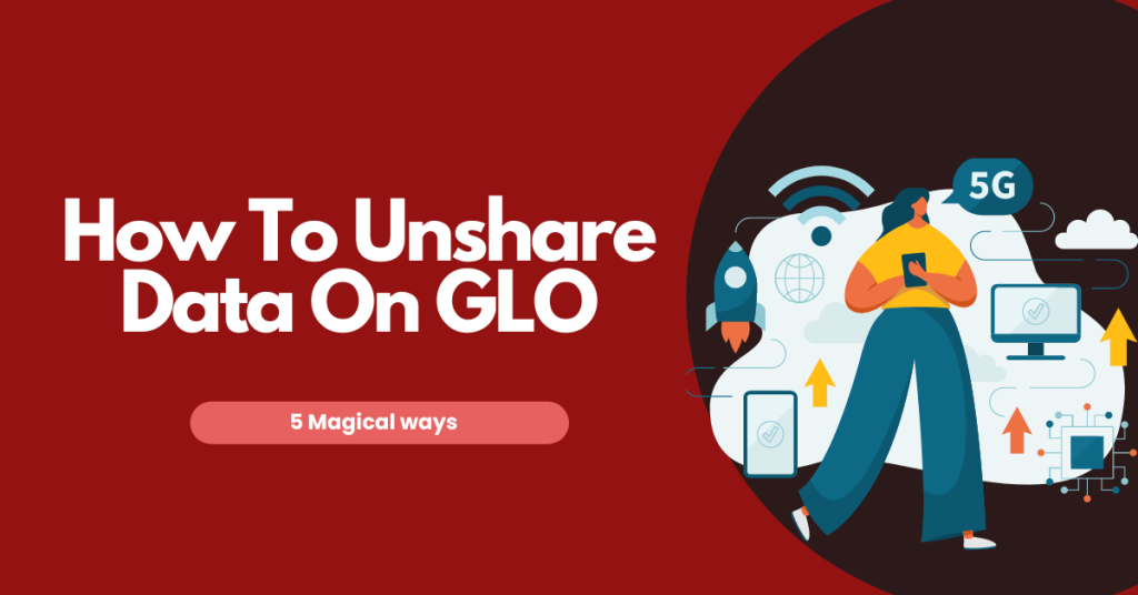 Unshare Data on Glo Code